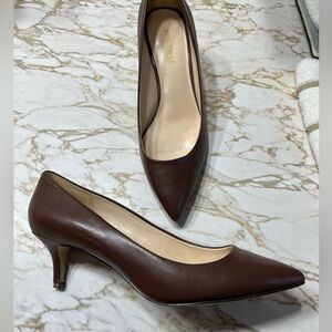 Nine West brown pumps 6 1/2